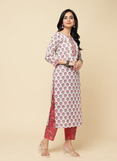 Sweet Salwar Suit in White Colour